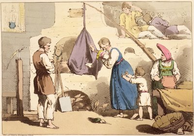 Isba, etched by the Artist, published 1803 by John Augustus Atkinson